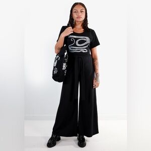 NWOT Thief & Bandit Black Tie Pants